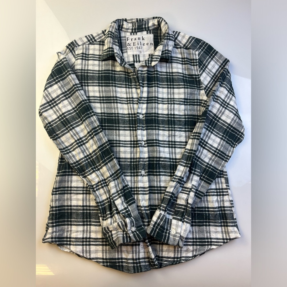 Frank & Eileen, Flannel Shirt, Style Barry, Button Up, Long Sleeve, Size Small